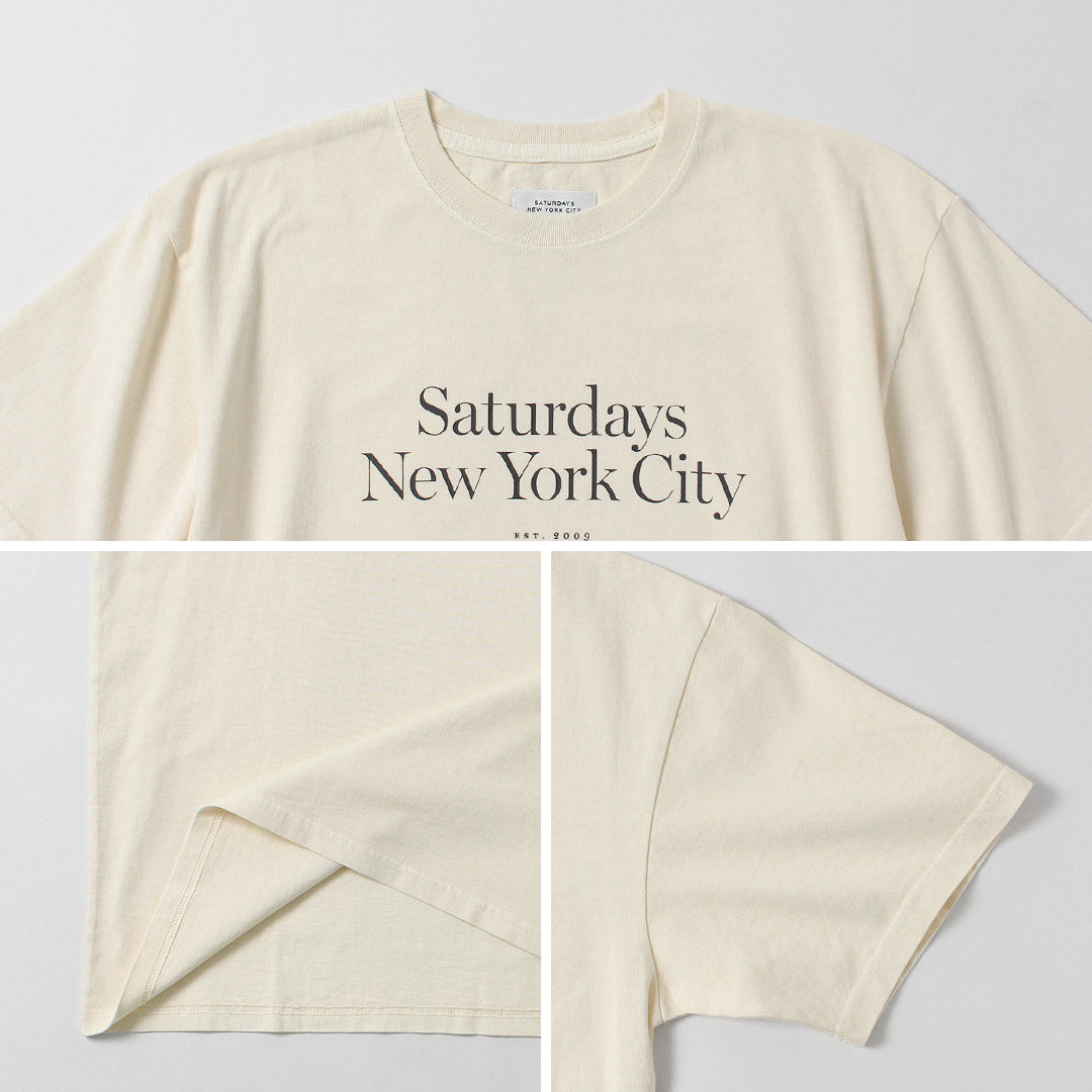 SATURDAYS NYC / Miller Standard Short Sleeve T-Shirt