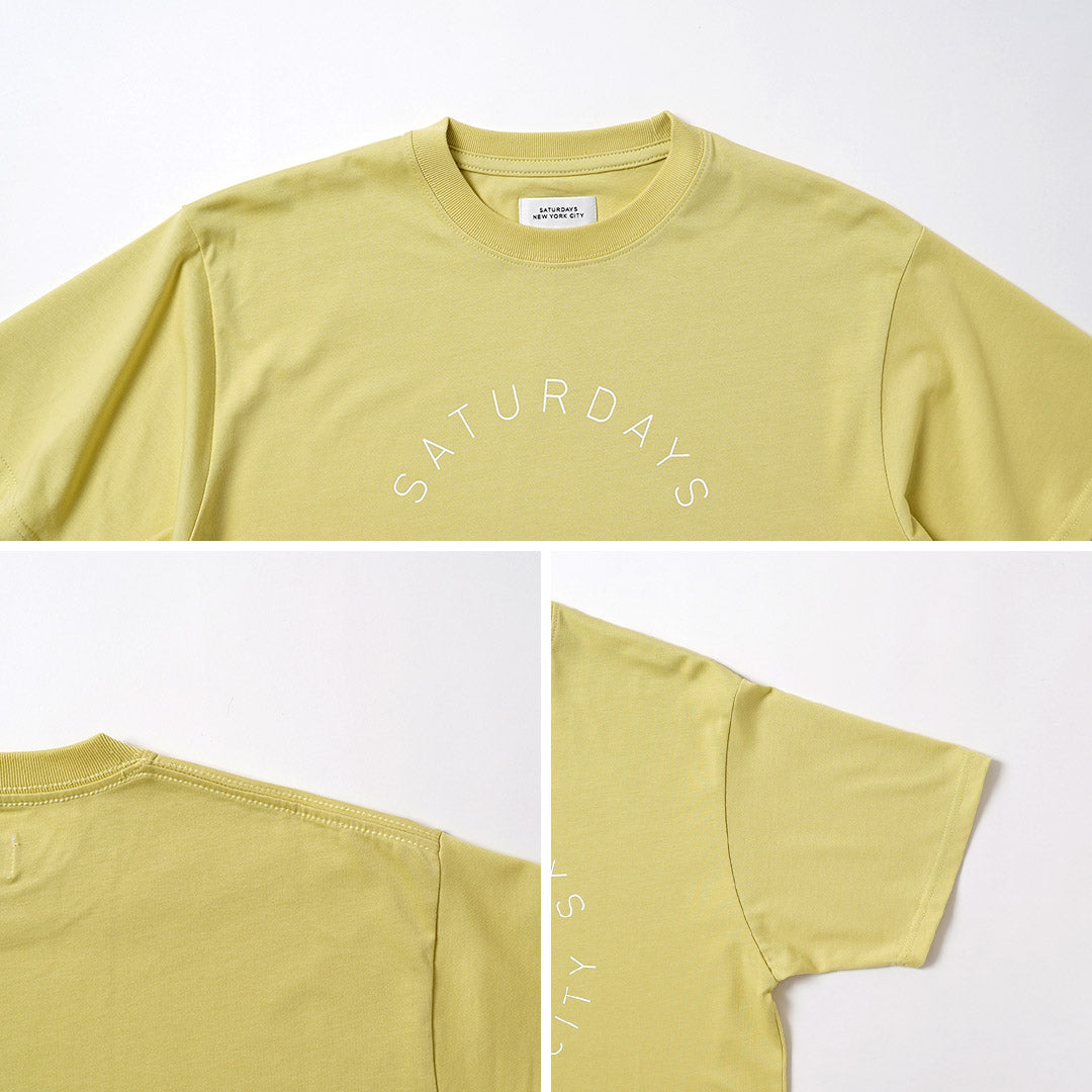 SATURDAYS NYC / Circular Saturdays Logo T-Shirt