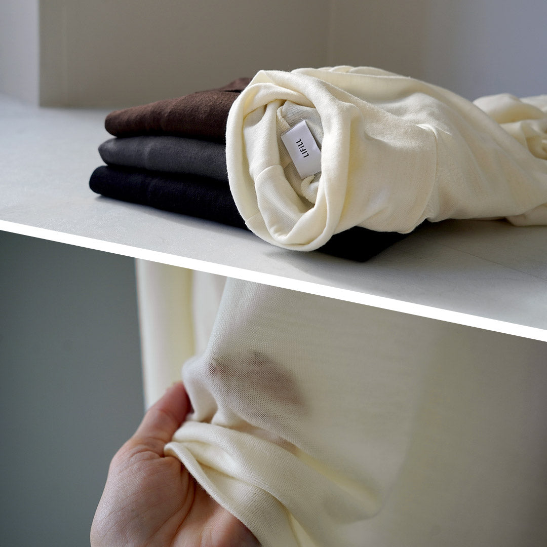 LIFiLL / Woolish High-Neck Long-Sleeve Tee