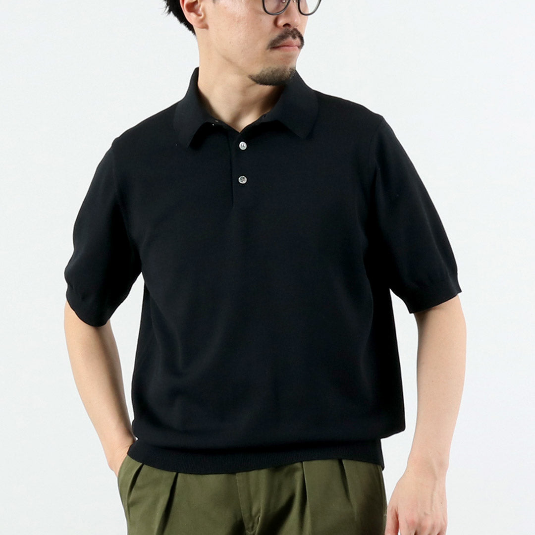 RINASCENTE / 12G Jersey Hybrid Washable Polo Shirt