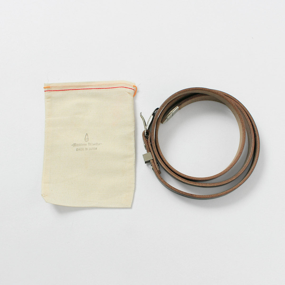 BUTTON WORKS / 特別訂單 N&J 西部腰帶 窄腰帶