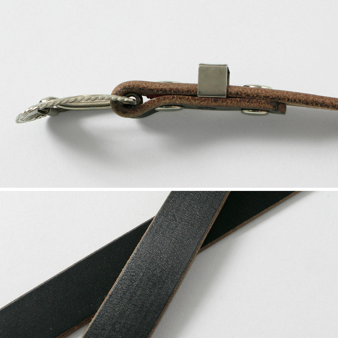BUTTON WORKS / 特別訂單 N&J 西部腰帶 窄腰帶