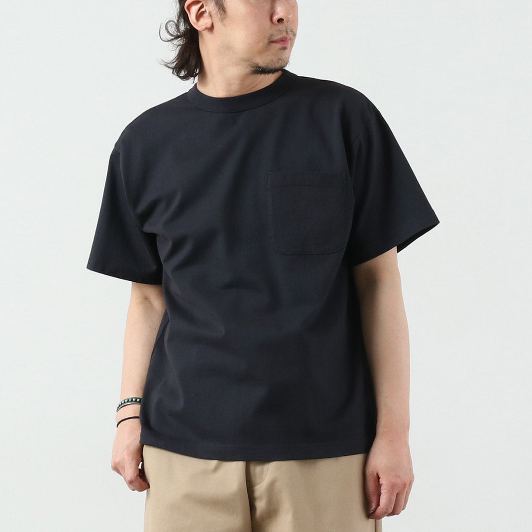 FILMELANGE / ALDEN Air Spinning Jersey Pocket T-Shirt