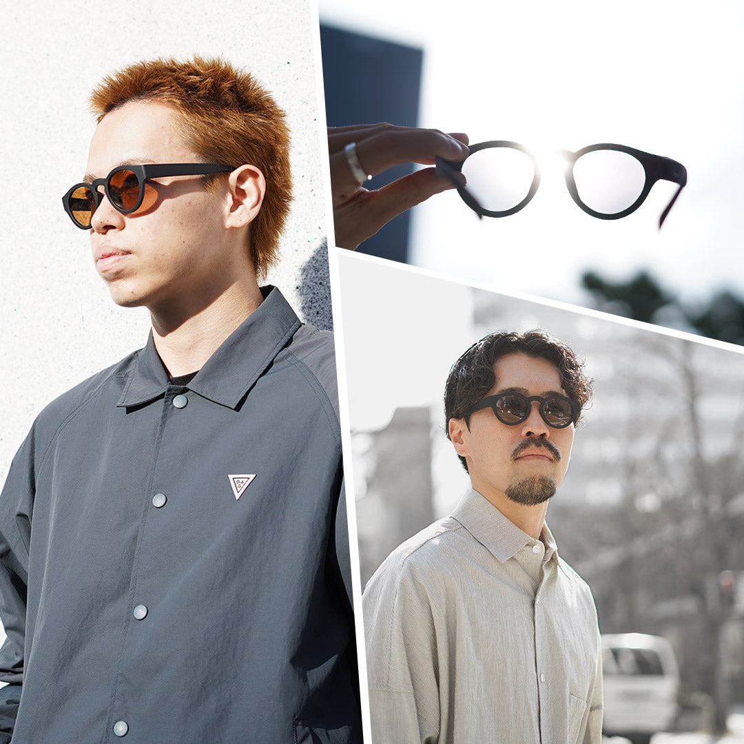 JUGAAD14 / Harbor Grip Matte French-Style Boston Sunglasses