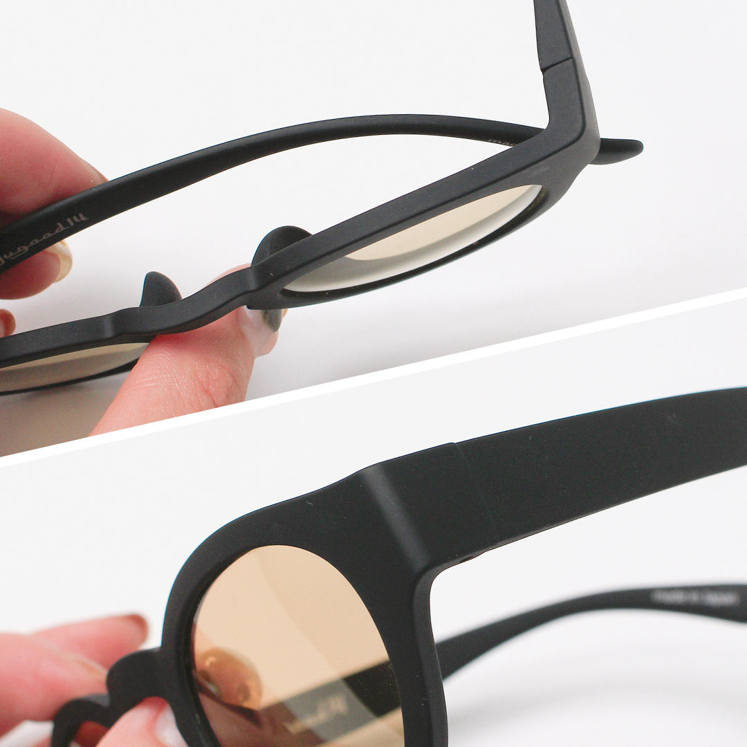 JUGAAD14 / Harbor Grip Matte French-Style Boston Sunglasses