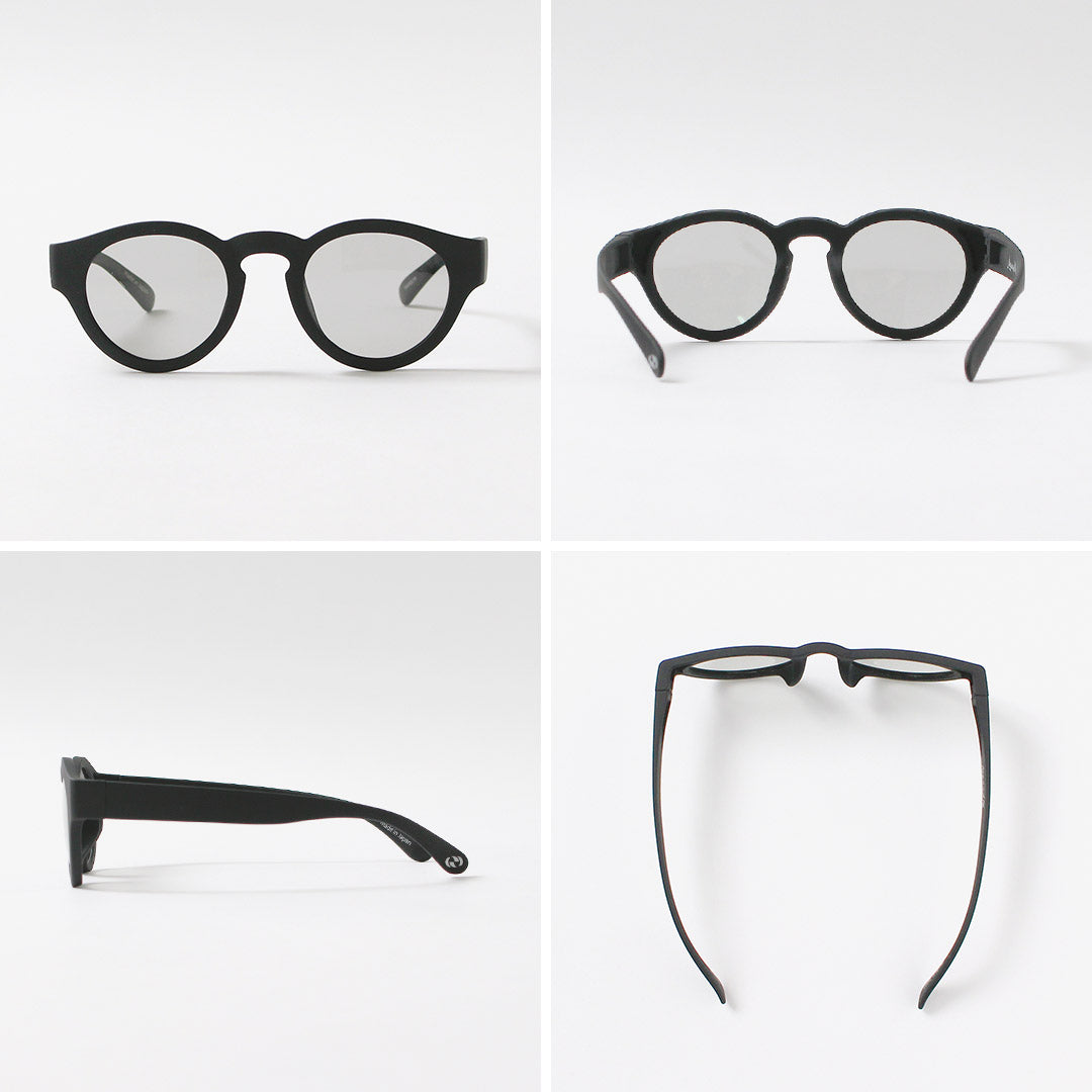 JUGAAD14 / Harbor Grip Matte French-Style Boston Sunglasses
