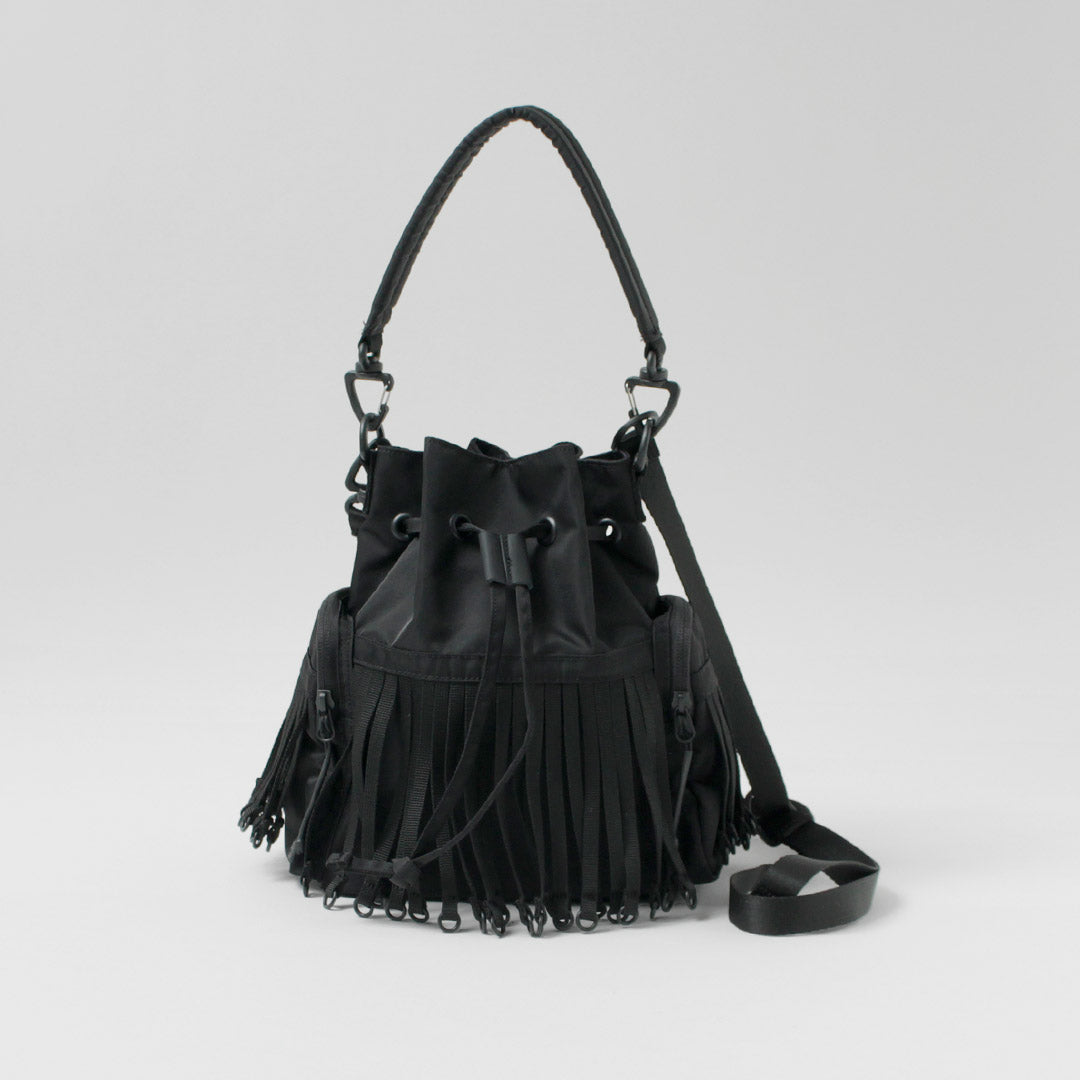 BAICYCLON BY BAGJACK / BCL-126 Tape Fringe Draw String Bag