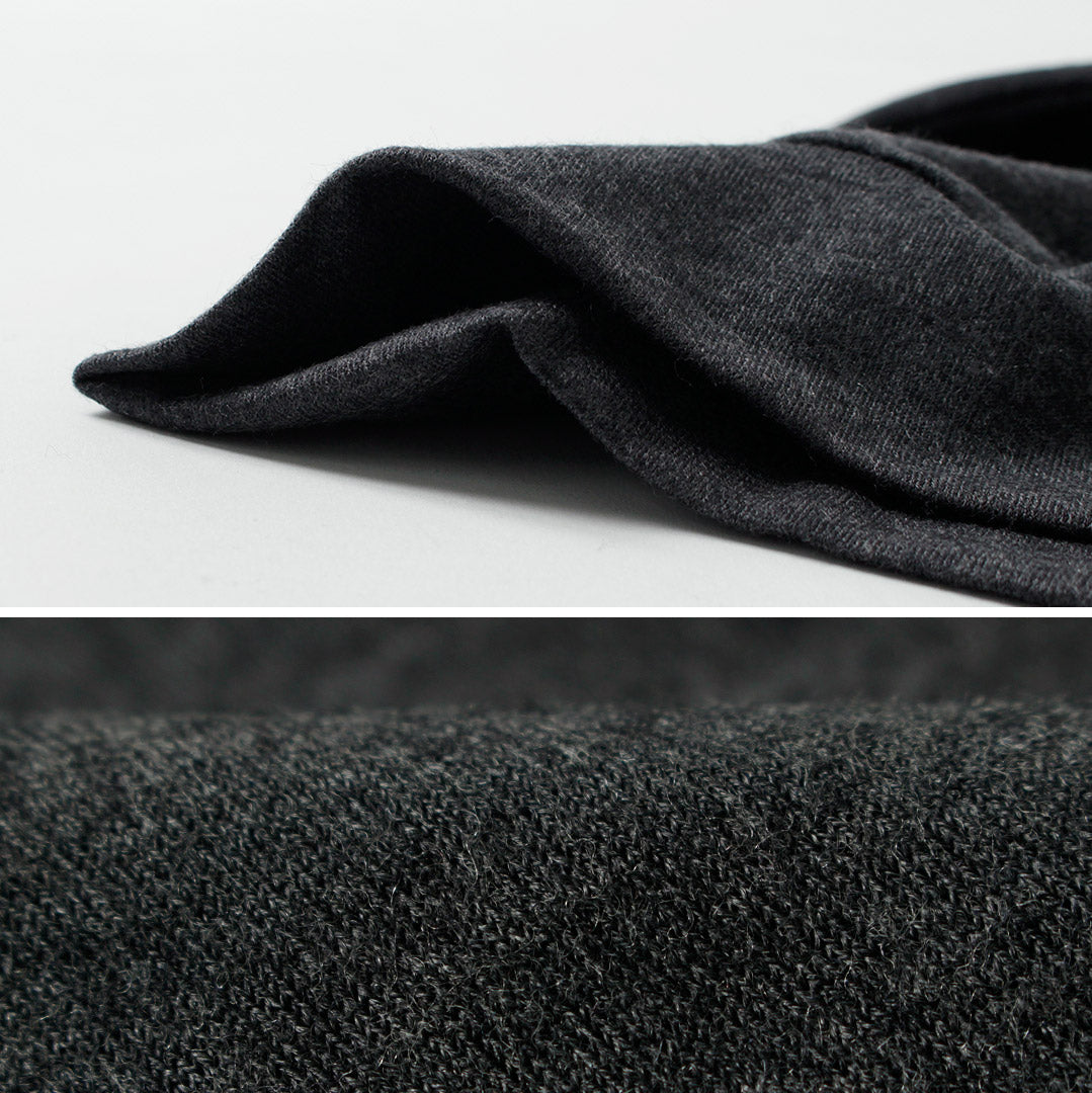 KEMA DESIGNS / Washable Wool Elbow Patch Knit Tee