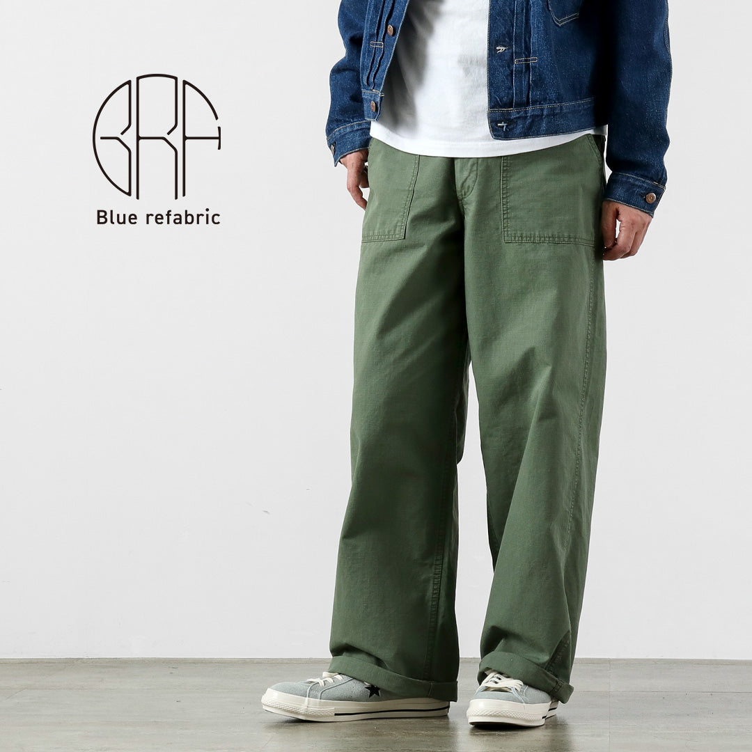 藍色再生布料 / Summer Wide Baker Pants Ripstop