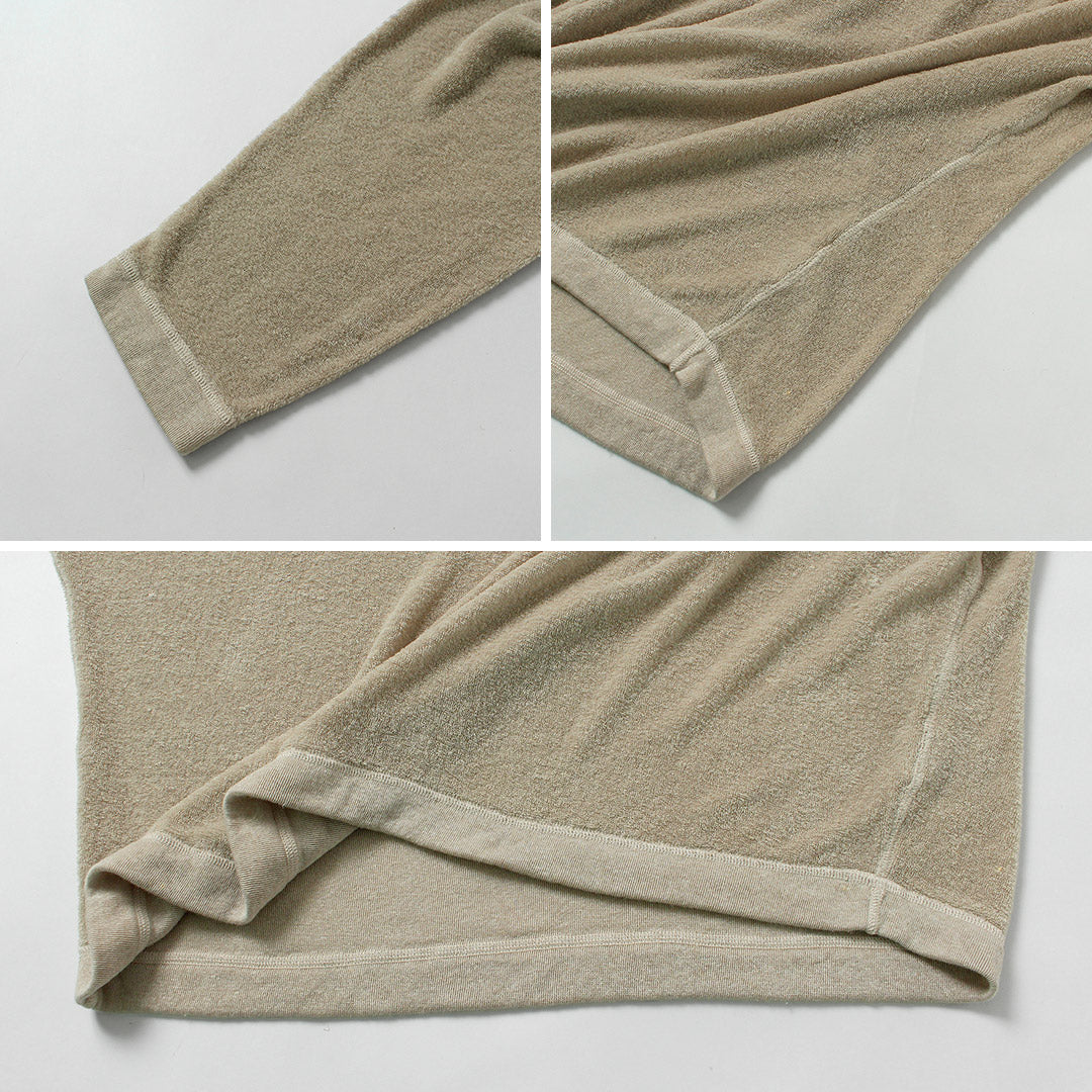 KEMA DESIGNS / Pull à col Henley en lin