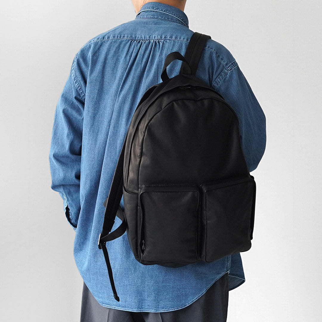 MR.OLIVE / Urban Daypack Mochila Imperma de piel A4