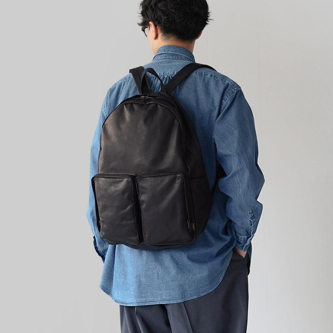 MR.OLIVE / Urban Daypack Mochila Imperma de piel A4
