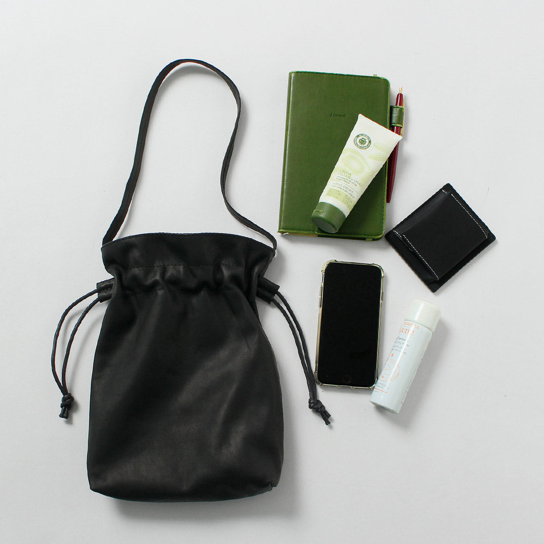 MR.OLIVE / 永久皮革抽绳包