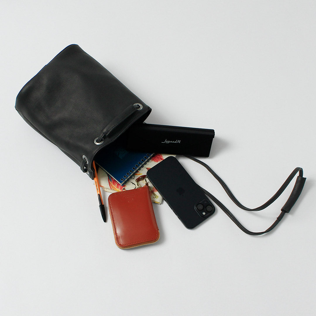 MR.OLIVE / 防渗透皮革 2 路小圆筒包