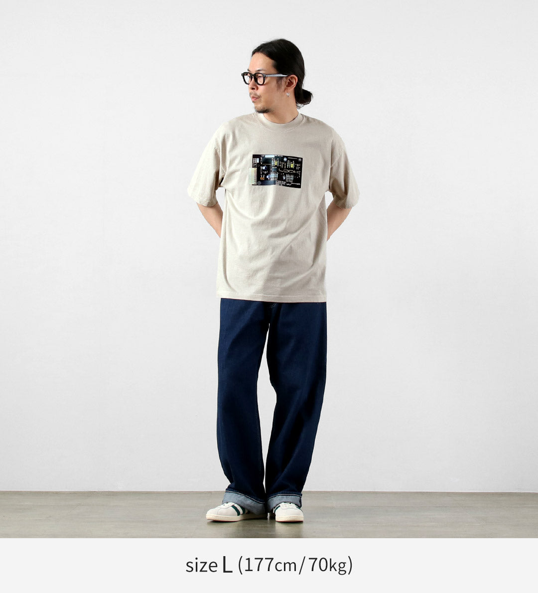 LQQK STUDIO / T-shirt de circuit imprimé