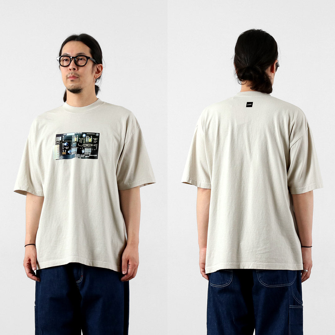 LQQK STUDIO / T-shirt de circuit imprimé