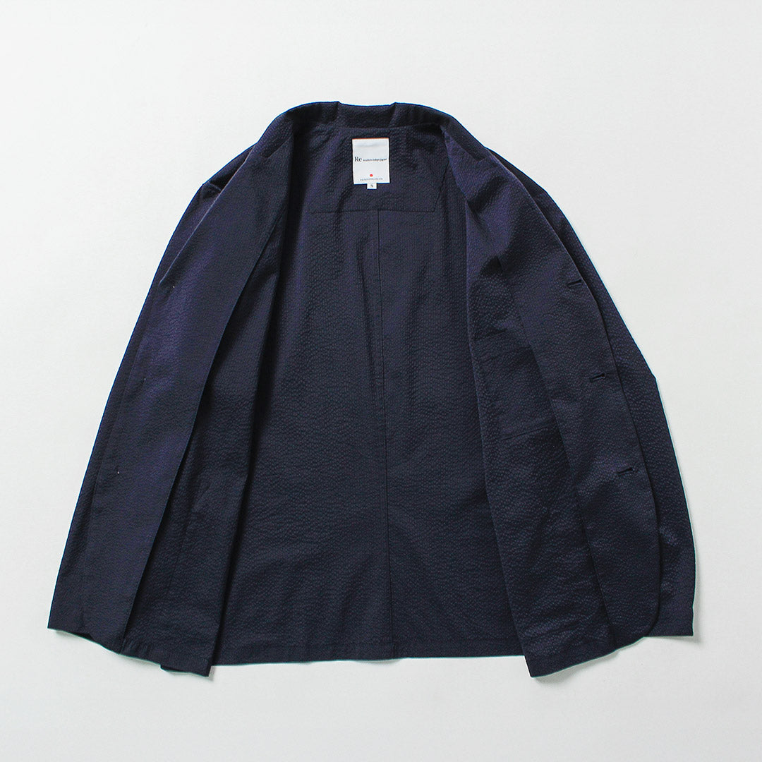 RE MADE IN TOKYO JAPAN / Veste Coolmax Seersucker sur mesure 3B