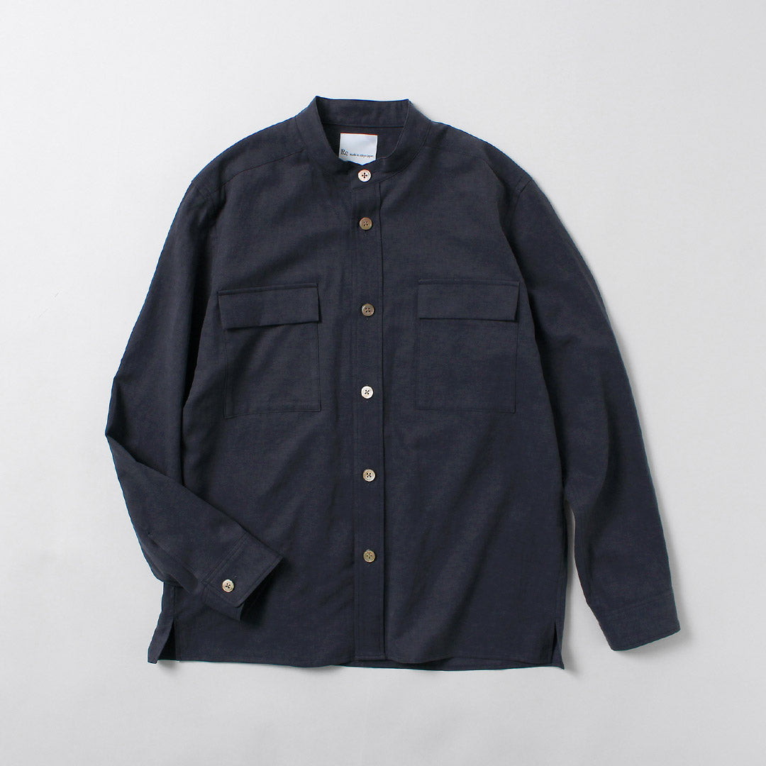 RE MADE IN TOKYO JAPAN / Chemise CPO classique en lin Tencel