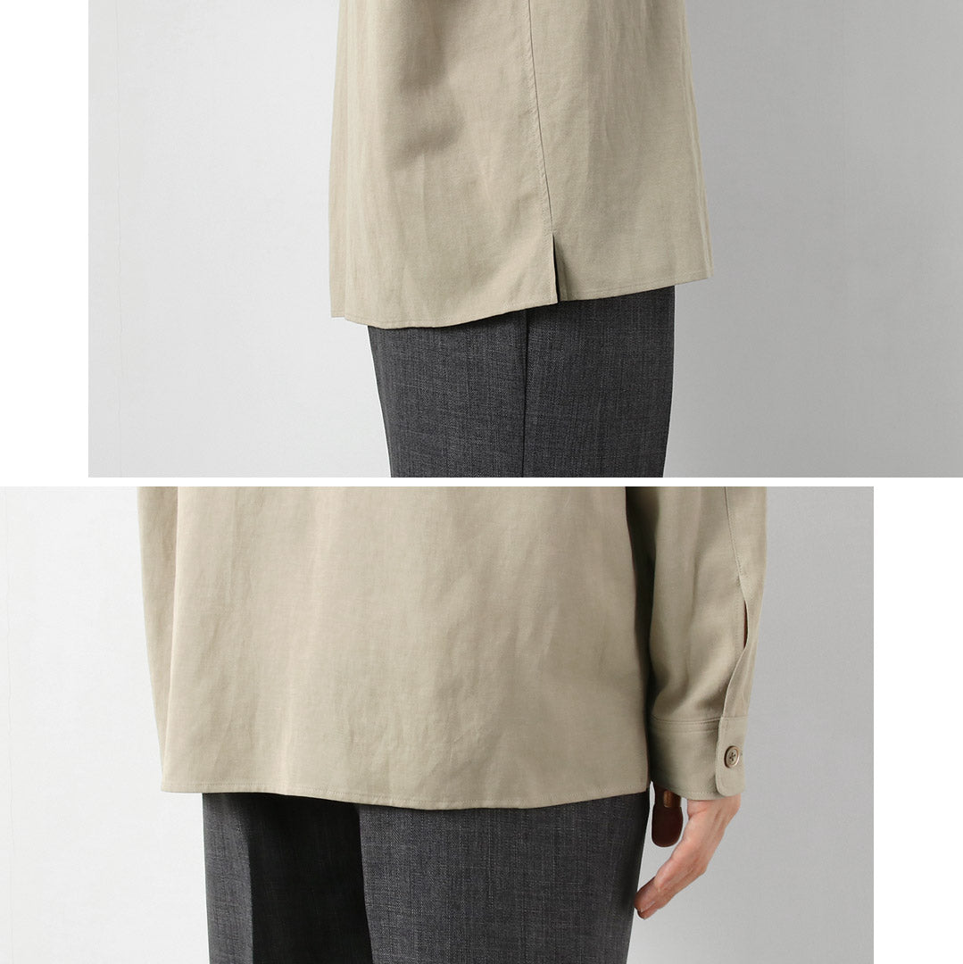 RE MADE IN TOKYO JAPAN / Chemise CPO classique en lin Tencel