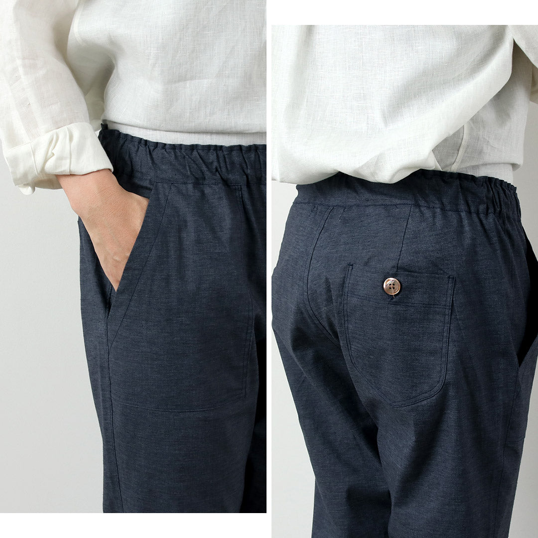 RE MADE IN TOKYO JAPAN / Pantalon Confort Chanvre Chambray