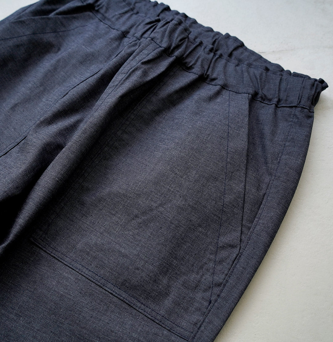RE MADE IN TOKYO JAPAN / Pantalon Confort Chanvre Chambray