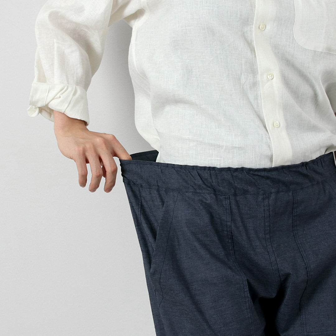 RE MADE IN TOKYO JAPAN / Pantalon Confort Chanvre Chambray