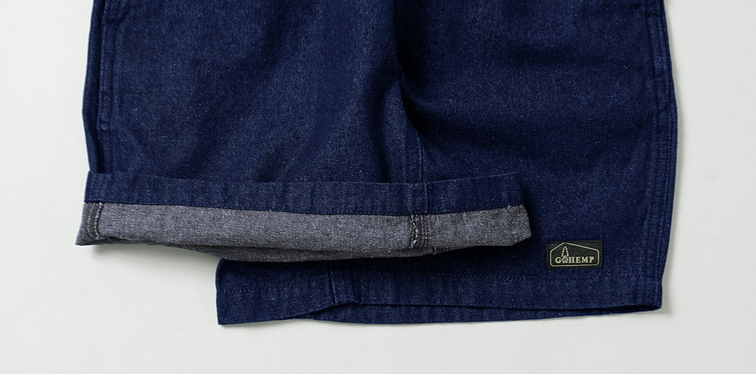 GOHEMP / 麻果醬短褲 7.5oz 牛仔布