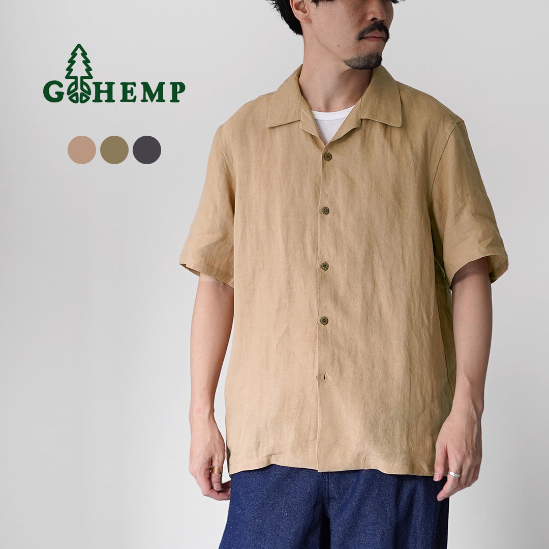 GOHEMP / Hemp Broadcloth Open Mind Shirt