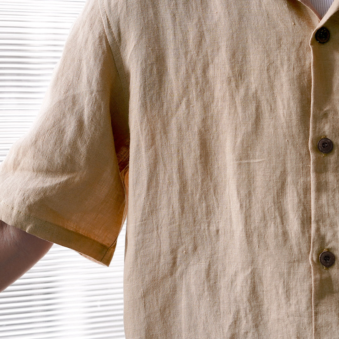 GOHEMP / Hemp Broadcloth Open Mind Shirt