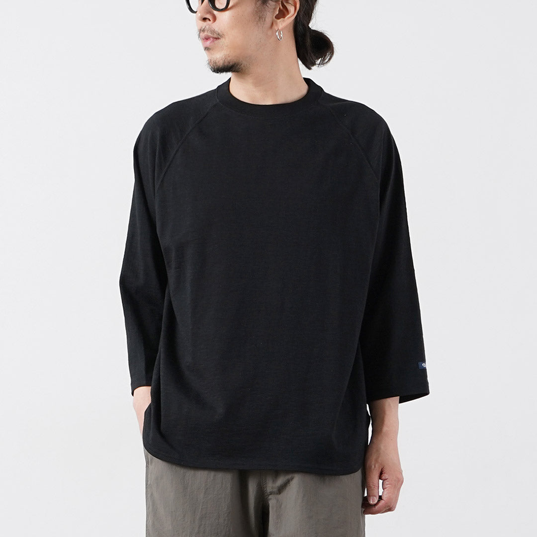 TIEASY / HDCS Light Raglan 3/4 Sleeve Crew Neck T-Shirt