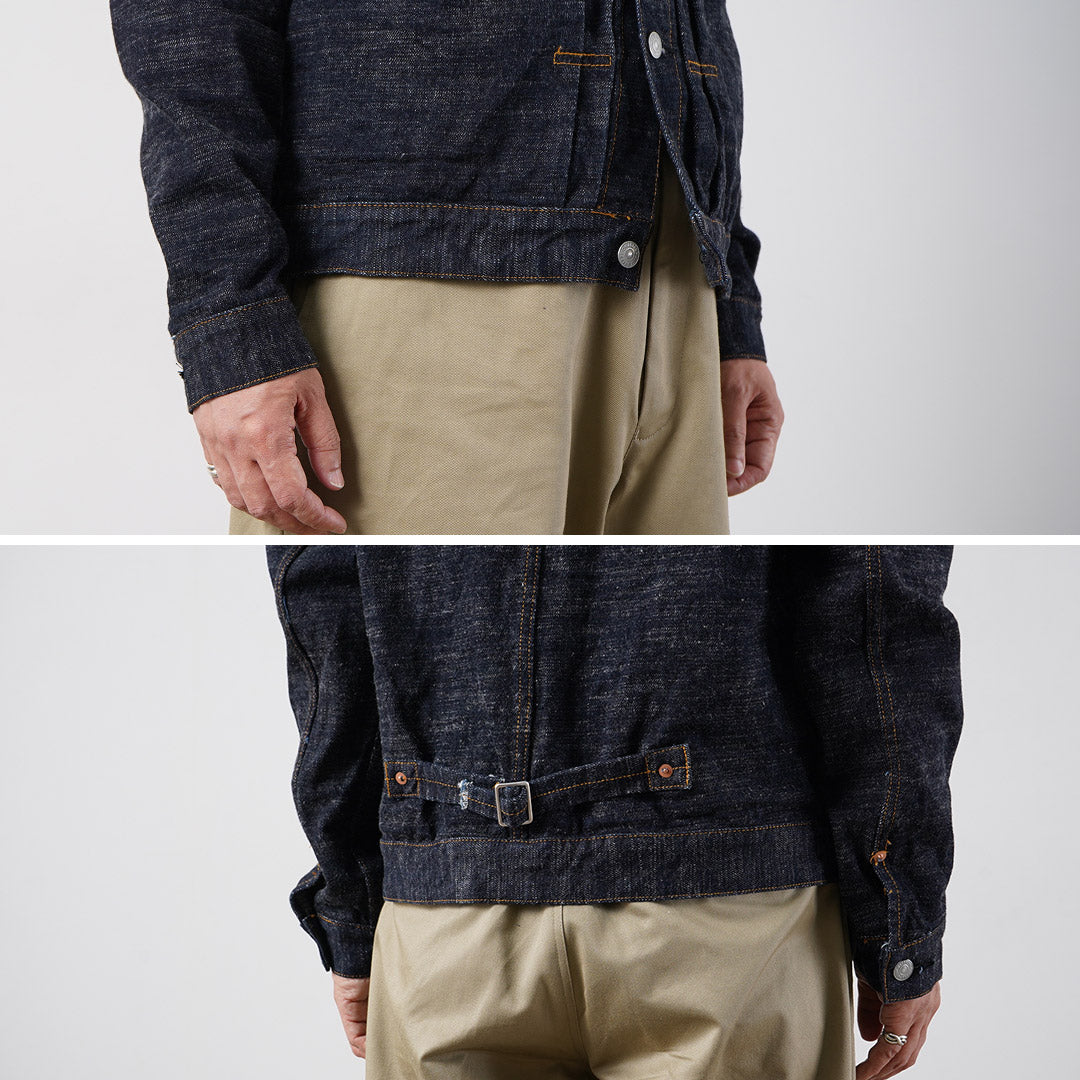 Blue refabric / GL3 Selvedge Denim Type 1 Jacket