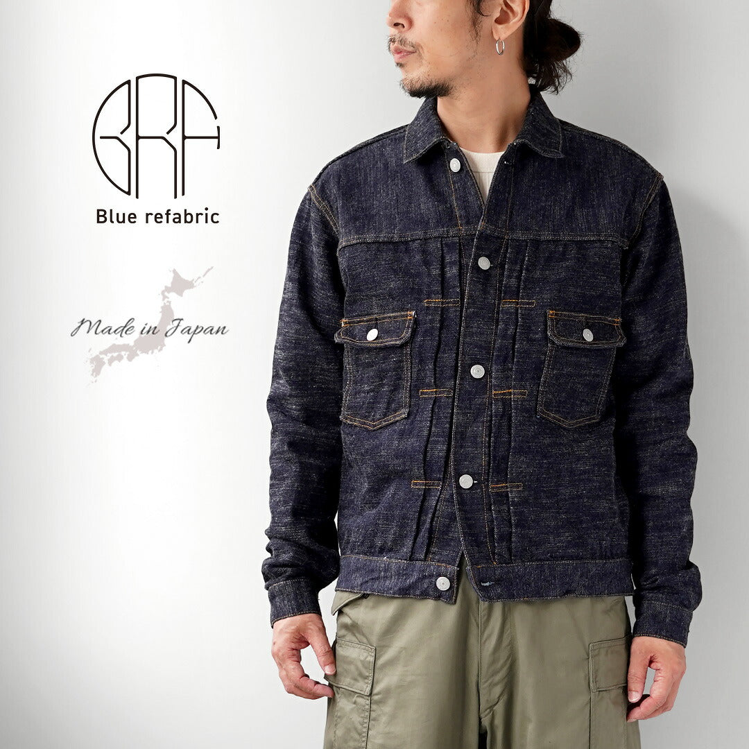 Blue refabric / GL3 Selvedge Denim Type 2 Jacket
