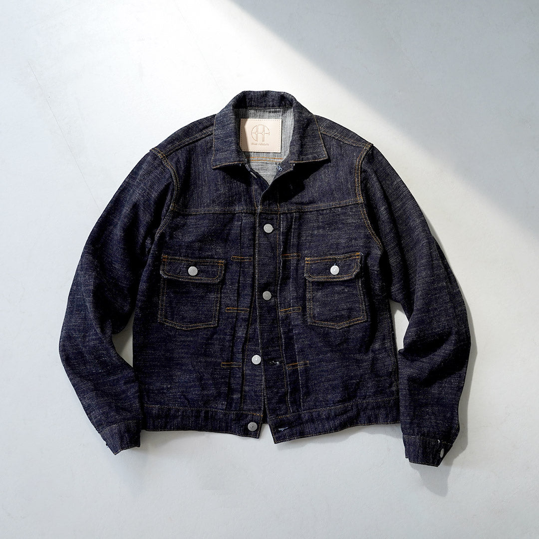 Blue refabric / GL3 Selvedge Denim Type 2 Jacket
