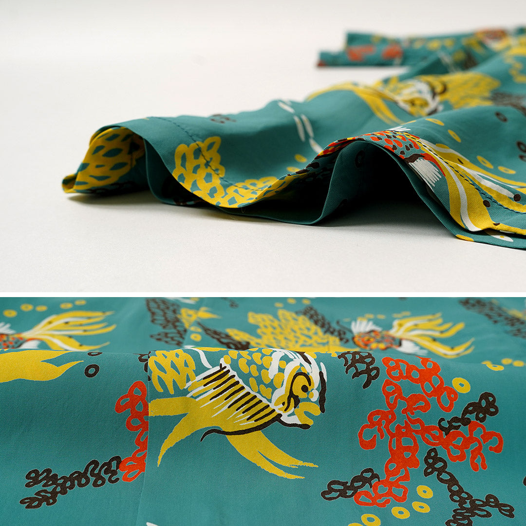 SUN SURF / Chemise Aloha Poissons Tropicaux