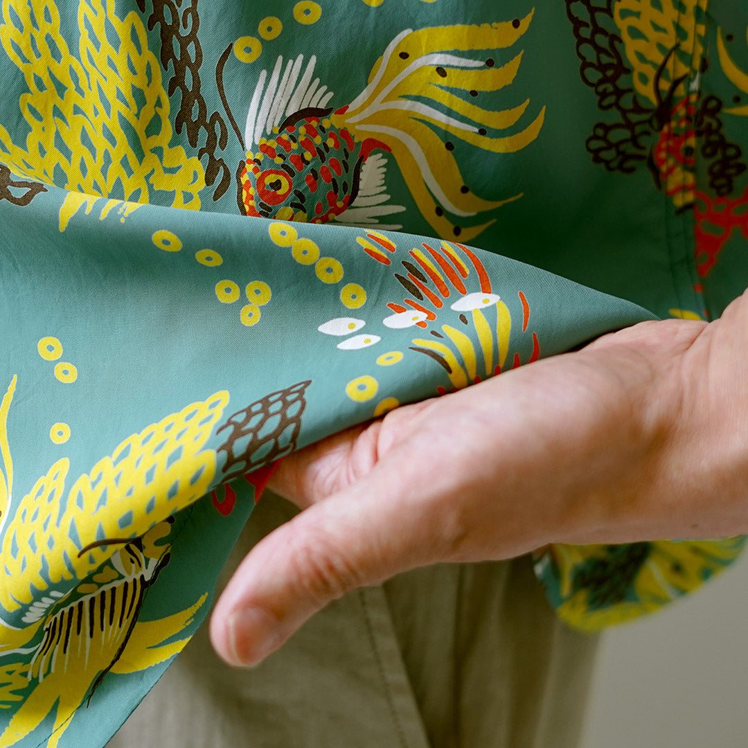 SUN SURF / Chemise Aloha Poissons Tropicaux