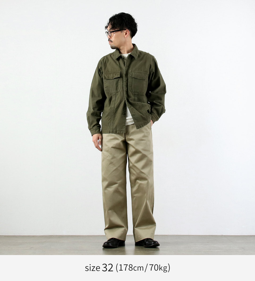 BUZZ RICKSONS / Premier Chino Militaire Modèle 1942 (Non Lavé)