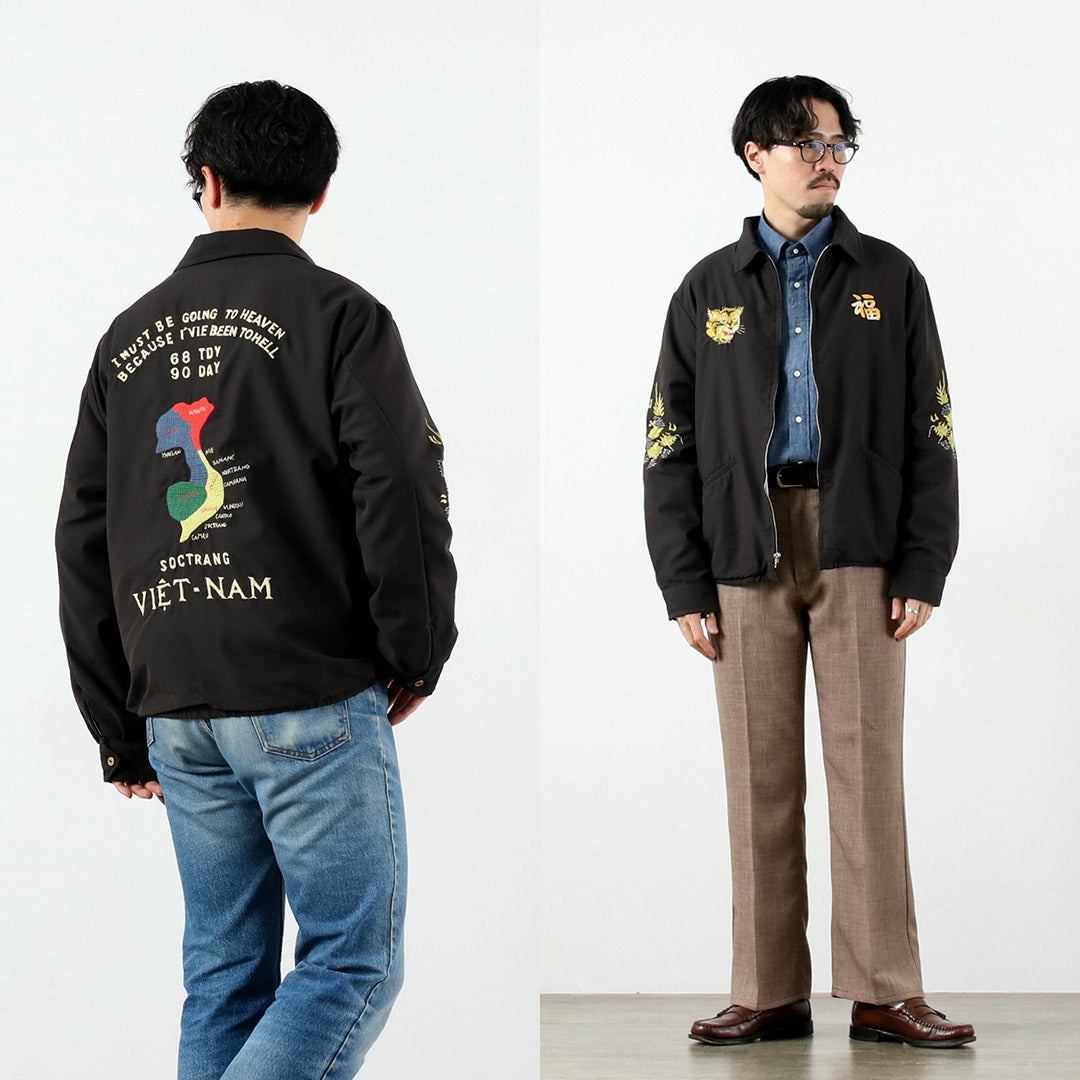 TAILOR TOYO / Cotton Rayon Vietnam Jacket “VIETNAM MAP” (AGING MODEL)