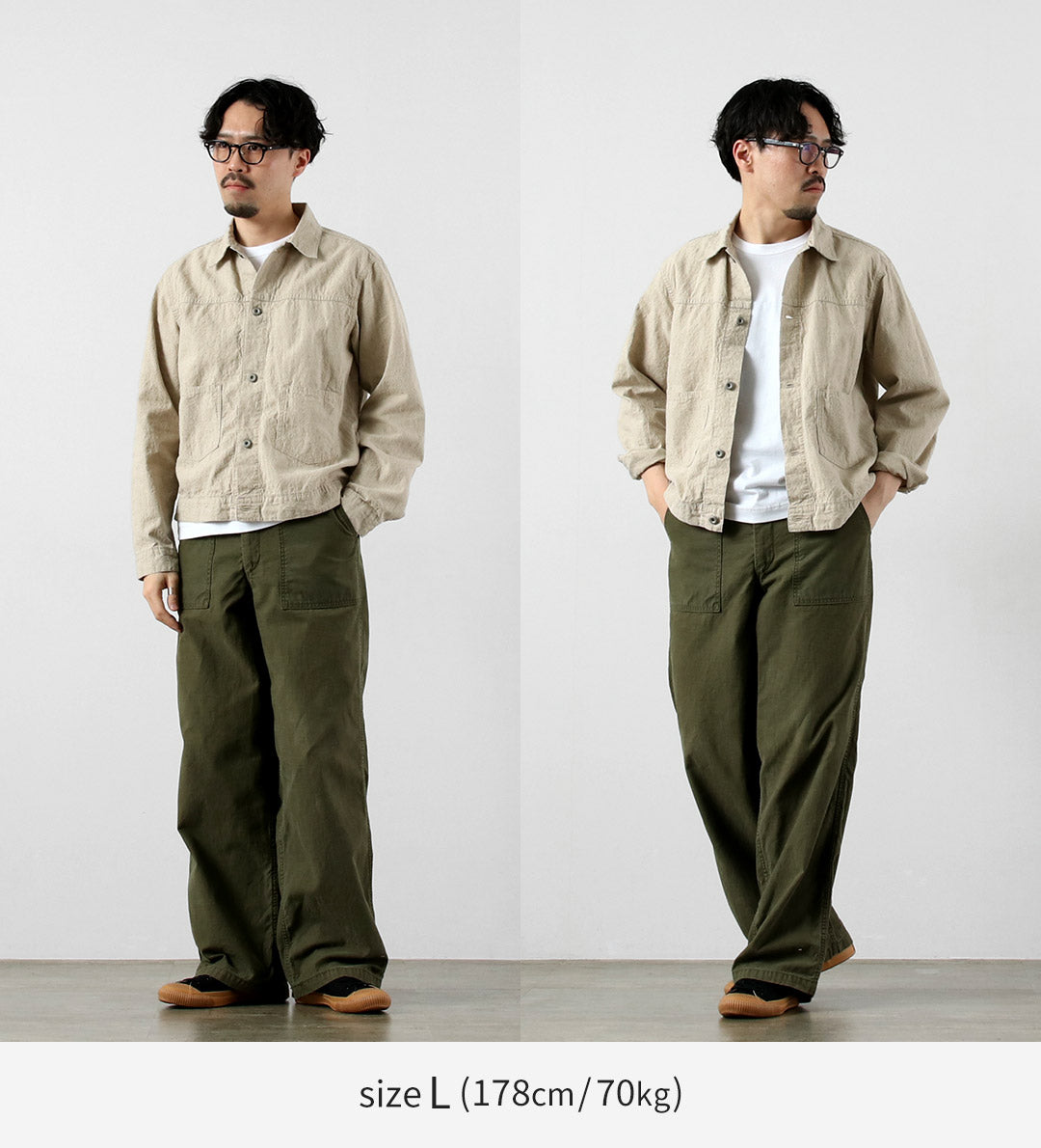 SEUVAS / 리넨 코튼 트러커 재킷