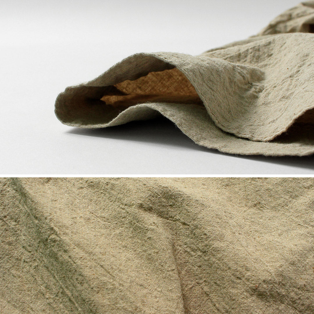 SEUVAS / 리넨 코튼 트러커 재킷