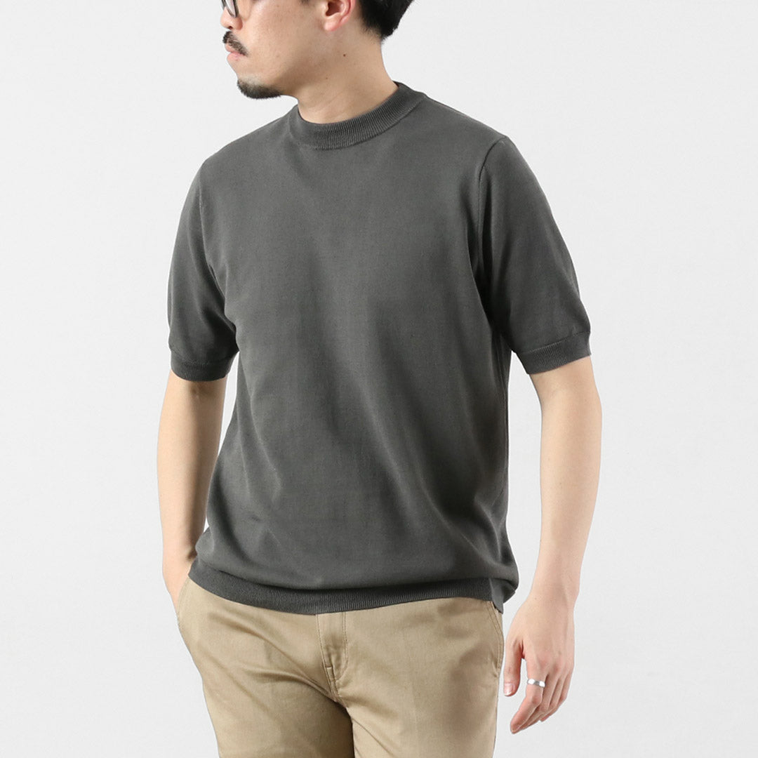 HARROWE HARROWE / 14G Ice Cotton Slight Mock Neck T-Shirt
