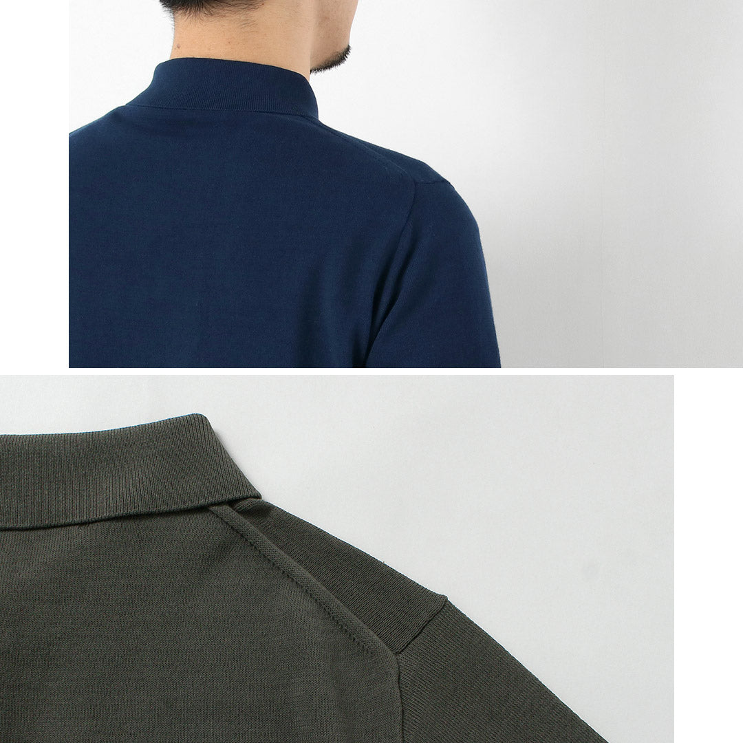 HARROWE HARROWE / Polo à col montant en coton glacé 14G