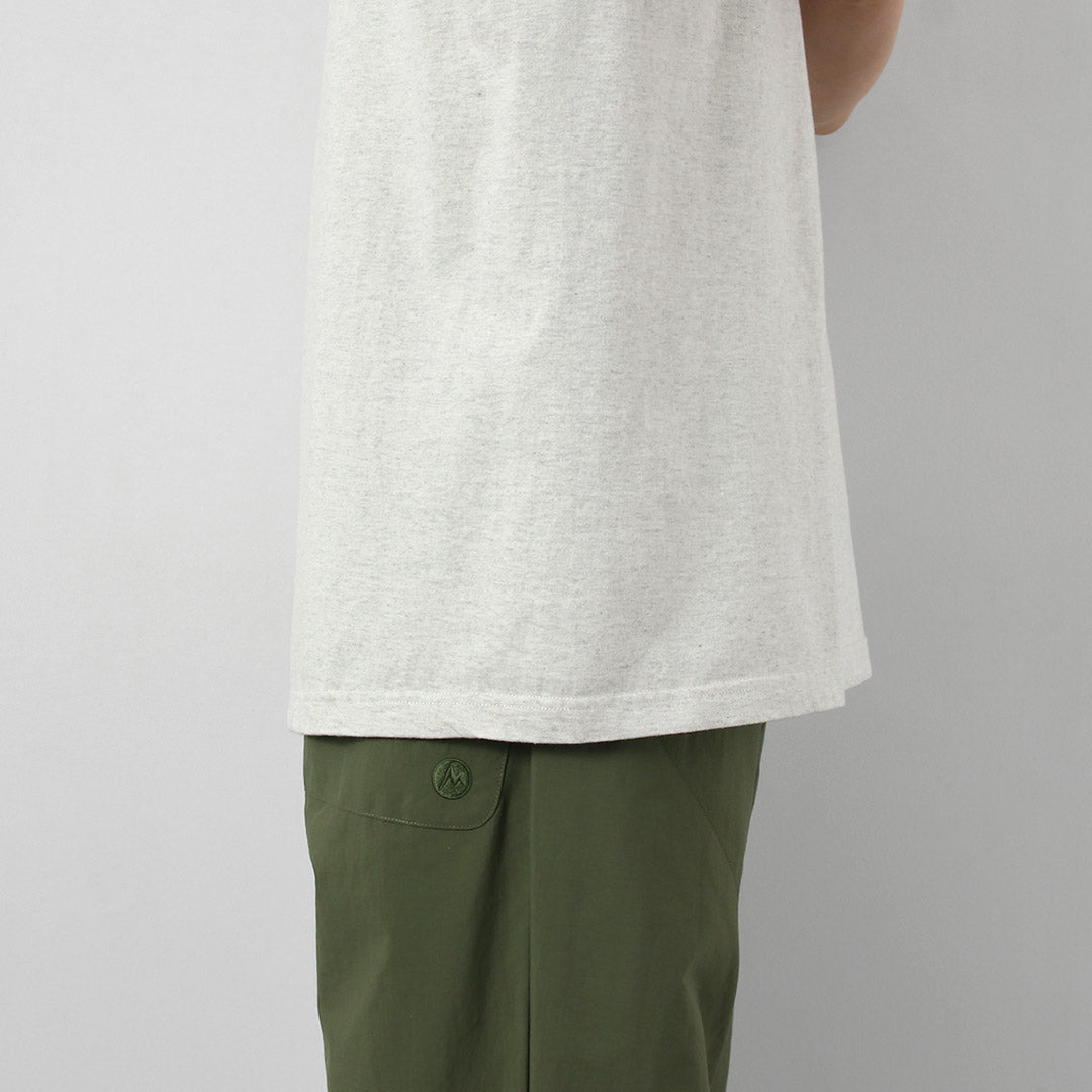 HEALTHKNIT / T-shirt universel à col montant en coton américain exclusif à manches courtes