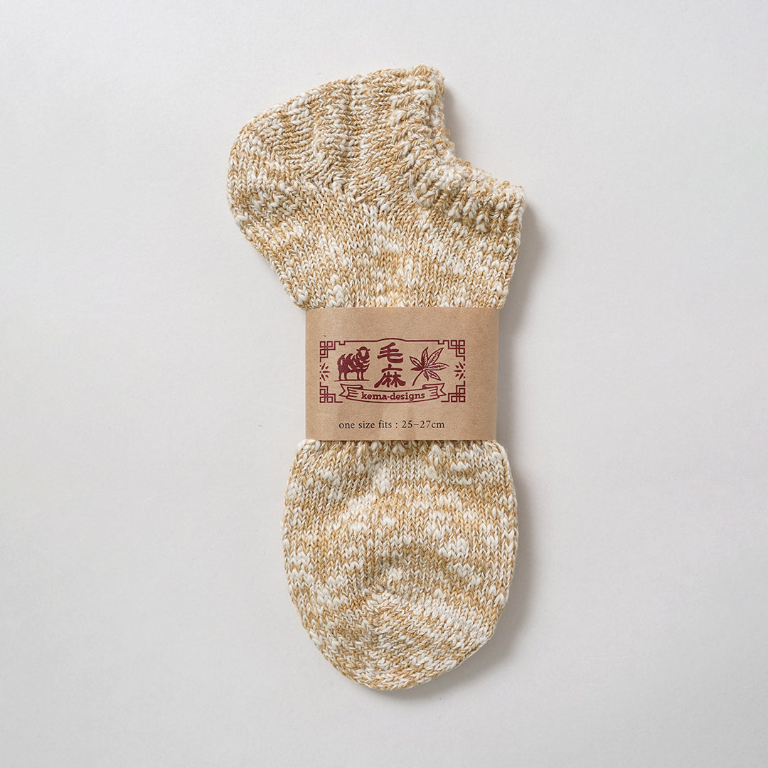 KEMA DESIGNS / Hemp Ankle Socks