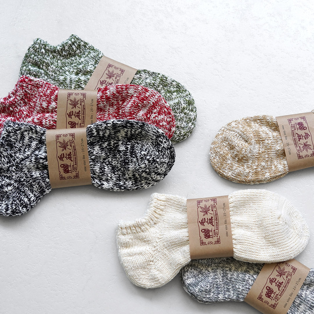 KEMA DESIGNS / Hemp Ankle Socks