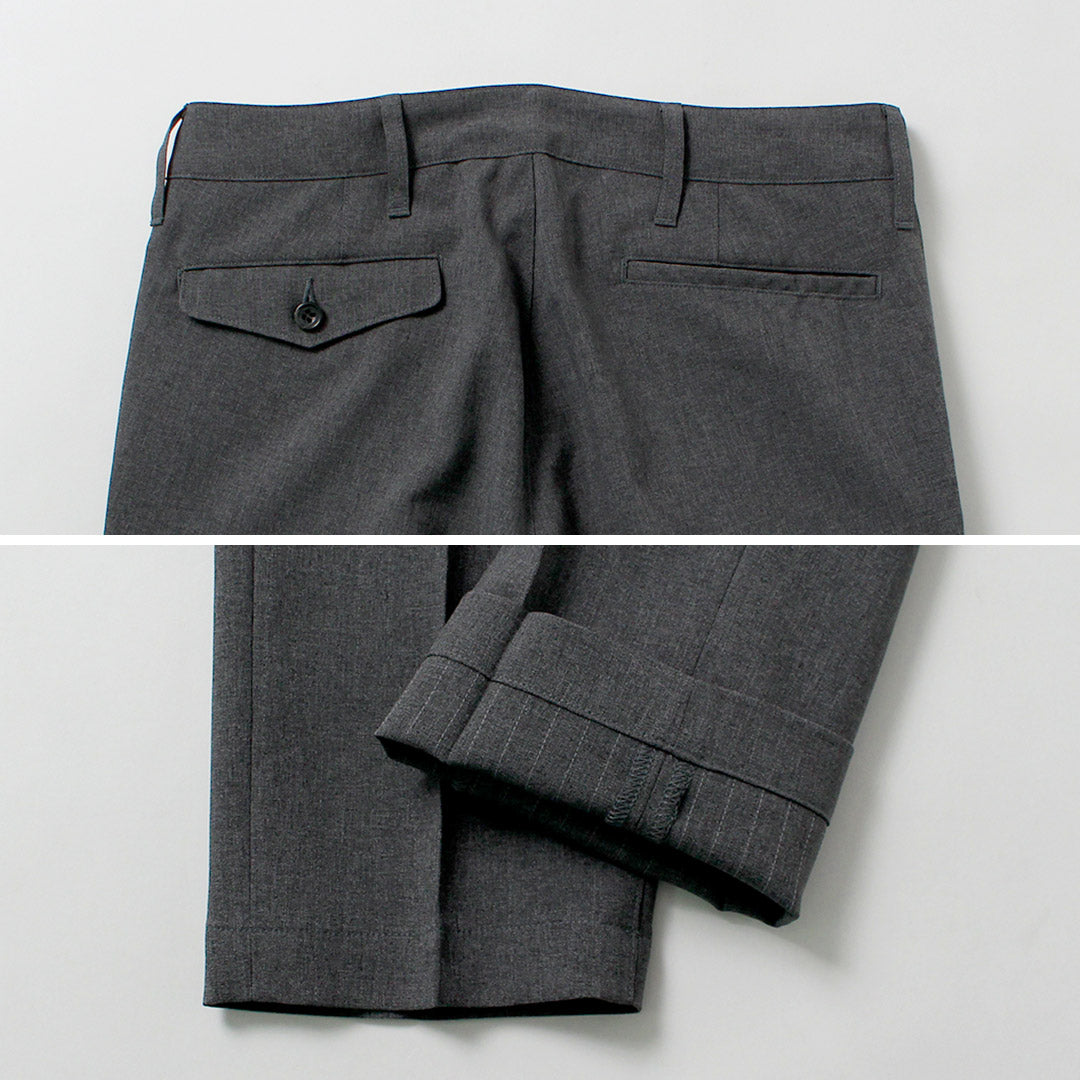 Refabric bleu / Pantalon fuselé Officier d'été