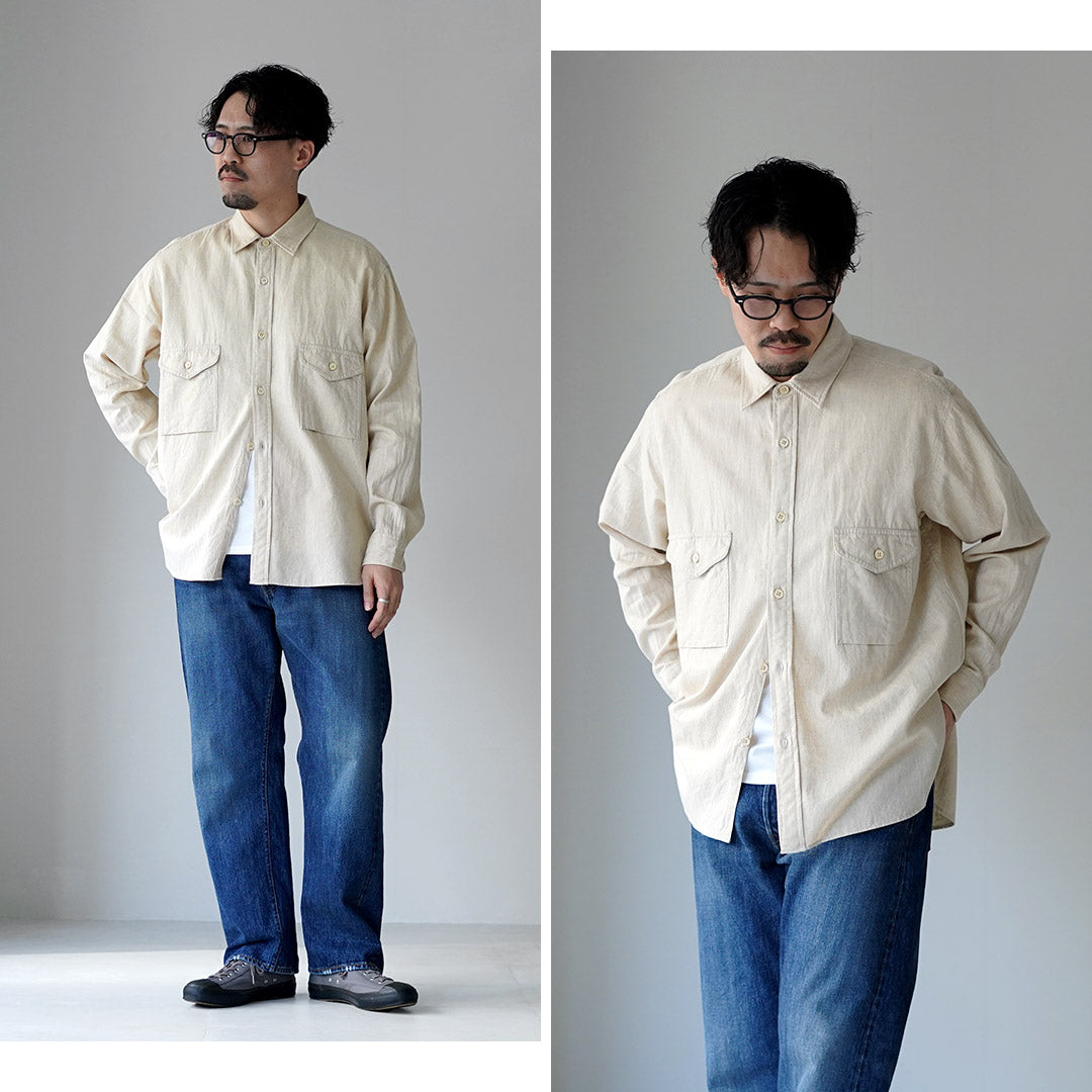 KEMA DESIGNS / 棉麻农夫衬衫