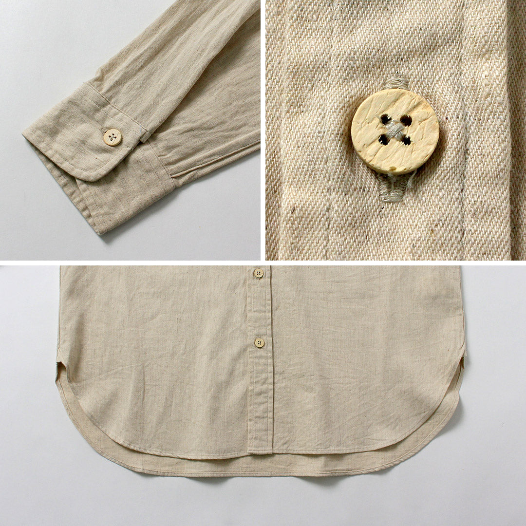 KEMA DESIGNS / 棉麻农夫衬衫