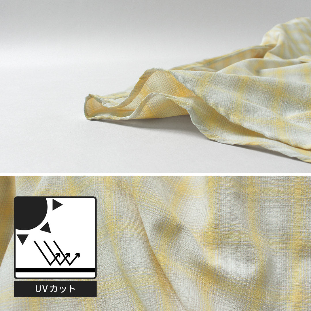 RAG / Chemise à capuche à carreaux ombrés Coupe UV