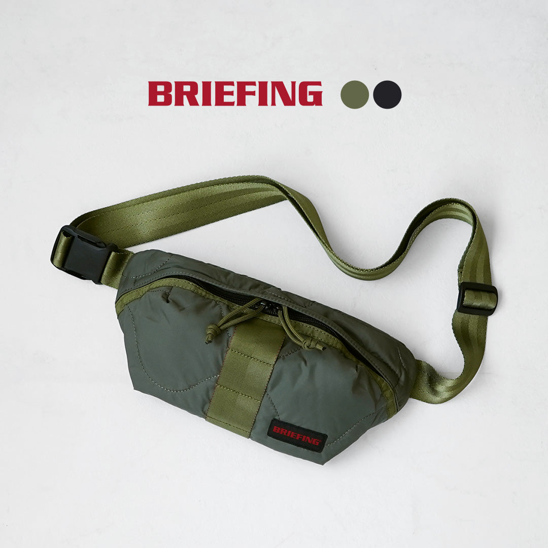 BRIEFING / Quilted Walker Crossbody Bag