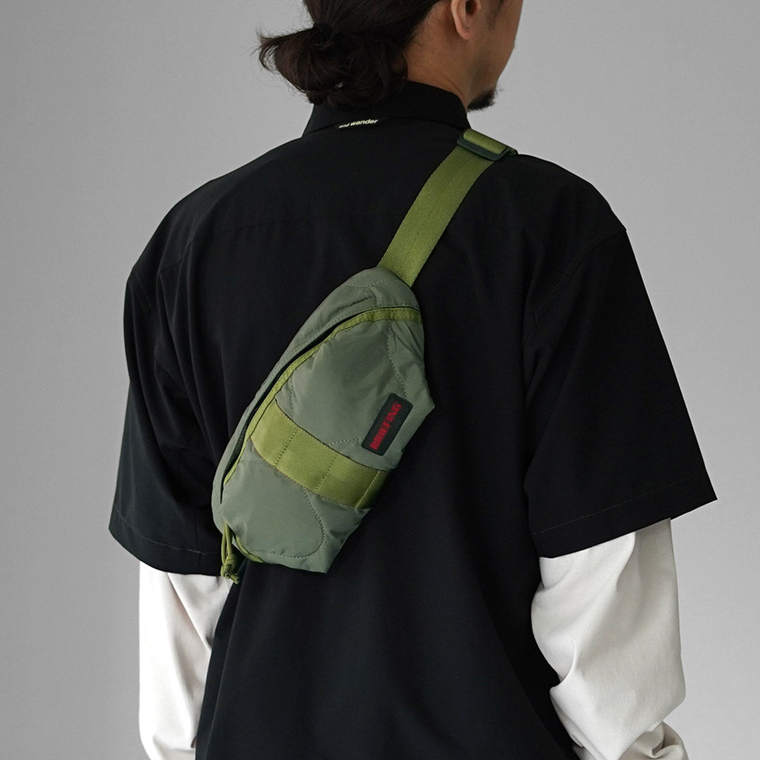BRIEFING / Quilted Walker Crossbody Bag